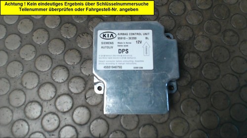 Steuergerät airbag kia - steuergerät,